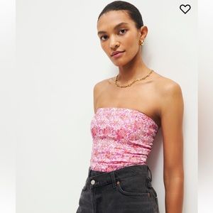 Reformation Giorgia Top in Blossom